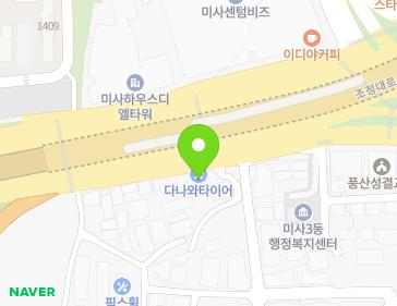 경기도 하남시 조정대로 42 (풍산동) 지도