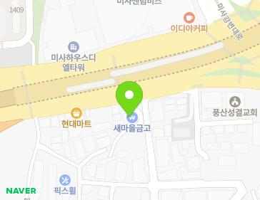 경기도 하남시 조정대로 42-2 (풍산동) 지도
