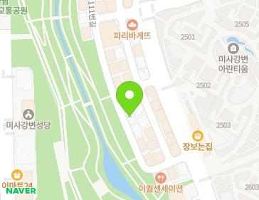 경기도 하남시 미사강변중앙로111번길 26 (풍산동) 지도