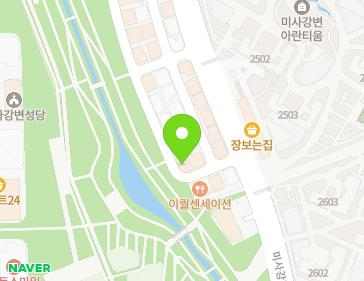 경기도 하남시 미사강변중앙로111번길 20 (풍산동) 지도