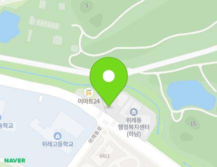 경기도 하남시 위례순환로 314 (학암동, 위례유치원) 지도