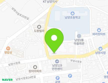 경기도 화성시 남양읍 남양시장로 47 (남양지구대) 지도