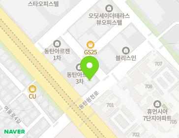 경기도 화성시 동탄원천로 338-7 (능동, 동탄V프라자) 지도