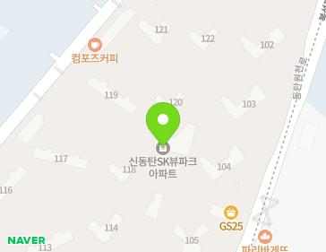 경기도 화성시 동탄원천로 382-37 (반월동, 에스케이뷰파크) 지도