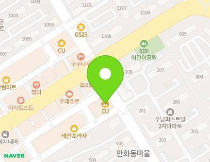 경기도 화성시 효행로 1076-8 (병점동, 한마음프라자) 지도