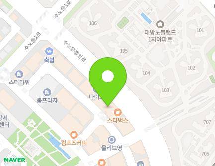 경기도 화성시 수노을중앙로 136 (새솔동) 지도