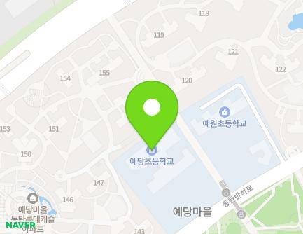 경기도 화성시 동탄반석로 245 (석우동, 예당초등학교) 지도