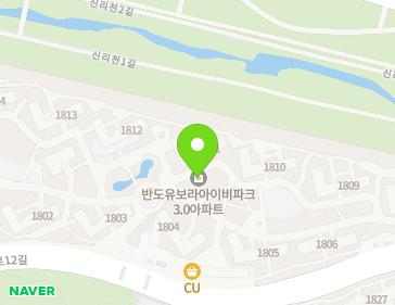 경기도 화성시 동탄대로12길 17 (오산동, 반도유보라아이비파크3) 지도