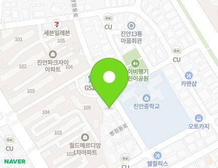 경기도 화성시 병점동로 145 (진안동, 경기교회) 지도