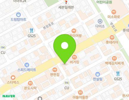 경기도 화성시 효행로 1028 (진안동, 삼성프라자) 지도