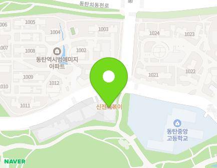 경기도 화성시 동탄대로시범길 185 (청계동) 지도