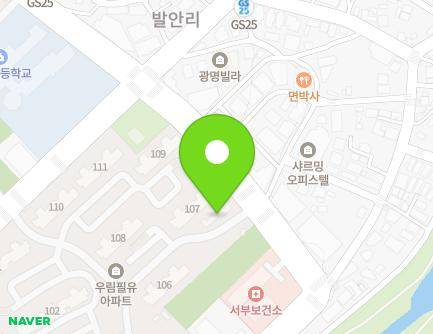 경기도 화성시 향남읍 발안남로 64 (화성발안 우림필유) 지도