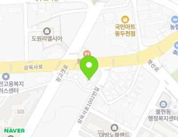 경기도 동두천시 삼육사로1002번길 8 (생연동) 지도