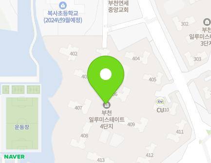 경기도 부천시 소사구 범안로 180 (범박동, 일루미스테이트) 지도