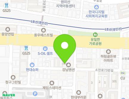 경기도 부천시 소사구 소안로73번길 36 (소사본동, 강남맨션) 지도