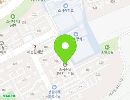 경기도 부천시 소사구 소사로78번길 70 (소사본동, 주공아파트) 지도