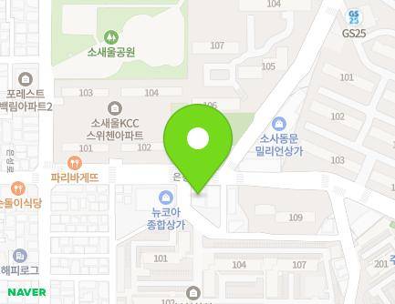 경기도 부천시 소사구 은성로 84 (소사본동) 지도