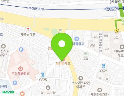 경기도 부천시 소사구 호현로 489 (소사본동) 지도