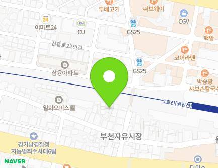 경기도 부천시 소사구 자유로 27-21 (심곡본동) 지도
