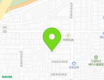 경기도 부천시 오정구 삼작로153번길 42 (내동) 지도