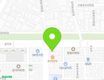 경기도 부천시 오정구 삼작로 84 (삼정동, 에스케이미래로) 지도