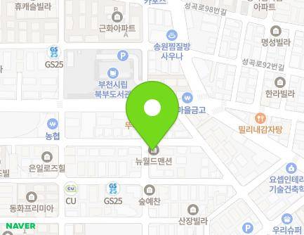 경기도 부천시 오정구 삼작로302번길 9-4 (여월동) 지도