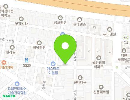 경기도 부천시 오정구 삼작로 337 (여월동) 지도