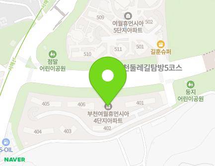 경기도 부천시 오정구 길주로561번길 124 (여월동, 여월휴먼시아) 지도