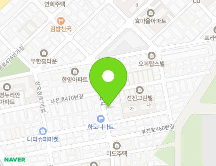 경기도 부천시 오정구 상오정로19번길 40 (오정동) 지도