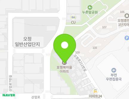 경기도 부천시 오정구 오정로211번길 73 (오정동, 효행복마을아파트) 지도