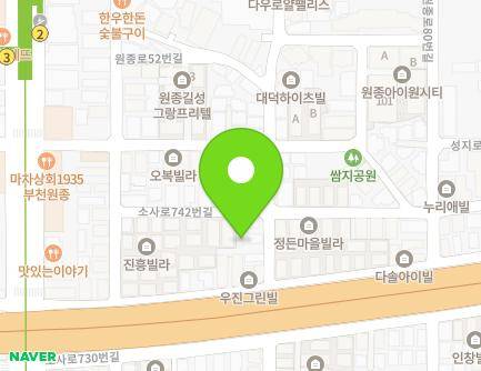 경기도 부천시 오정구 원종로66번길 46-1 (원종동) 지도