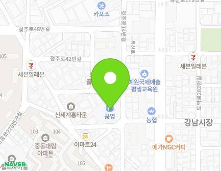 경기도 부천시 원미구 정주로14번길 27 (도당동, 강남시장공영주차장) 지도