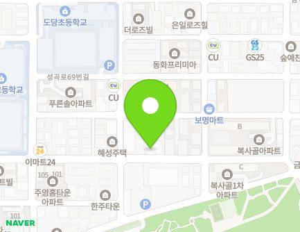 경기도 부천시 원미구 삼작로280번길 53-9 (도당동, 행우라폴리움) 지도
