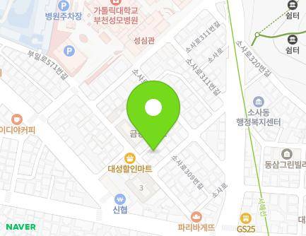 경기도 부천시 원미구 부일로571번길 28-1 (소사동) 지도