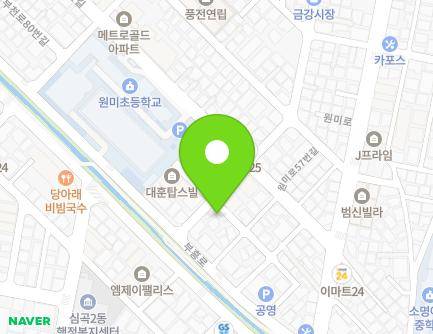 경기도 부천시 원미구 부흥로433번길 12-2 (심곡동) 지도