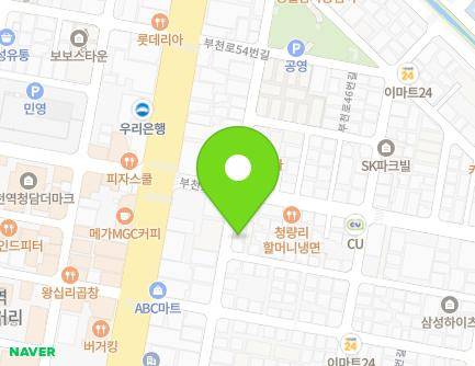 경기도 부천시 원미구 부일로483번길 40 (심곡동) 지도