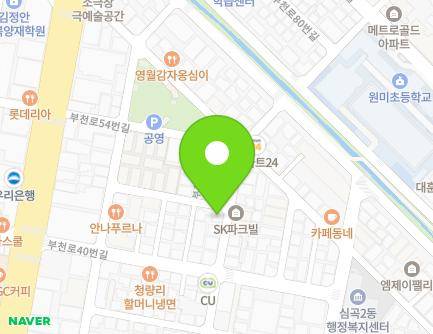 경기도 부천시 원미구 부천로46번길 22 (심곡동) 지도