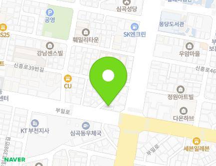 경기도 부천시 원미구 부일로 415 (심곡동) 지도