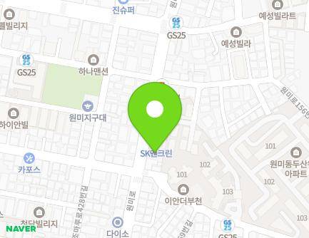 경기도 부천시 원미구 원미로 146-1 (원미동, 대성주택) 지도