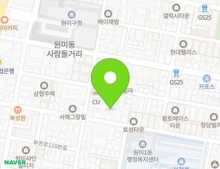 경기도 부천시 원미구 부천로122번길 49-1 (원미동, 효성빌라나동) 지도