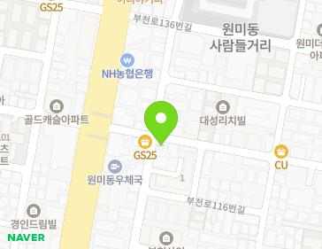 경기도 부천시 원미구 부천로122번길 16 (원미동) 지도