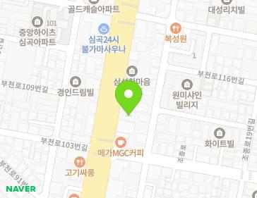 경기도 부천시 원미구 부천로 110 (원미동) 지도