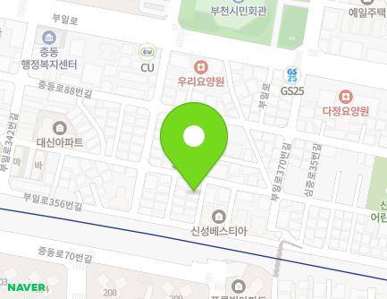 경기도 부천시 원미구 심중로27번길 67-4 (중동, 그랑주택) 지도