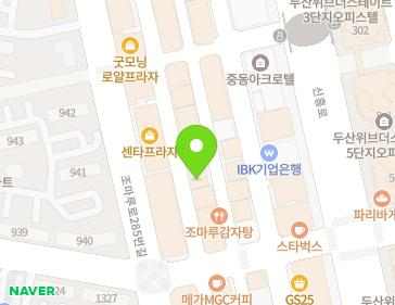 경기도 부천시 원미구 조마루로291번길 16 (중동, 대진빌딩) 지도