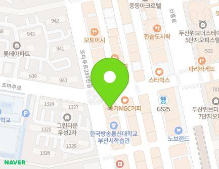 경기도 부천시 원미구 부흥로303번길 62 (중동, 그린프라자) 지도