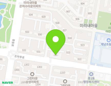 경기도 부천시 원미구 조마루로 233 (중동, 미리내마을) 지도