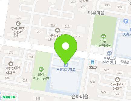 경기도 부천시 원미구 계남로 154 (중동, 부흥초등학교) 지도