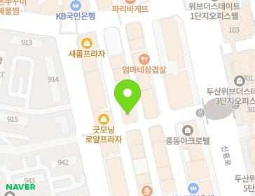 경기도 부천시 원미구 조마루로291번길 40 (중동, 우신프라자2차빌딩) 지도