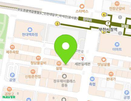 경기도 부천시 원미구 석천로177번길 12 (중동, 월드컵빌3) 지도