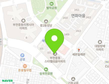 경기도 부천시 원미구 부흥로 339 (중동, 부천중동스타팰리움) 지도